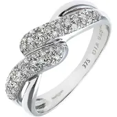 Diamant L'Eternel Ring sølv