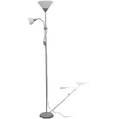 vidaXL gulvlampe grå
