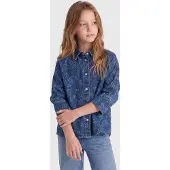 ONLY Denimjakke - KogGrace - Medium Blue Denim/Rose - - 14 år (164) - Denimjakker