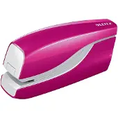 Leitz Elektrisk hæftemaskine WOW, kontaktløs, 10 ark Pink