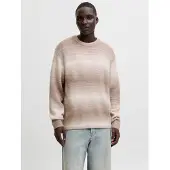 Jack & jones Pullover 'JORMEADOWS' brun / lysebrun