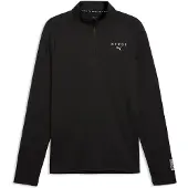 Puma x HYROX Quarter-Zip Tee Men, Clothing, Black, 3XL