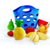 Hape Frugtkurv I Filt 7 Stykker