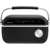 24hShop FM-radio med Bluetooth – Svart / FM-radio / Bluetooth-radio