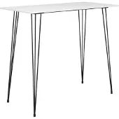 vidaXL barbord 120x60x105 cm hvid