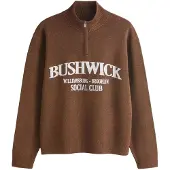 Next Pullover brun-meleret / hvid