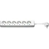 Goobay Power Socket x6 - Wh - 3m