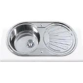 Edesa K2 Se 84 1c1e 84x44x18 Cm Vask Med Afdrypning