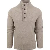 Barbour Mocker Trøje i Merinould Greige Beige Grå måle