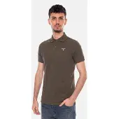 Barbour Bluser & t-shirts 'TARTAN PIQUE POLO DARK OLIVE' grøn