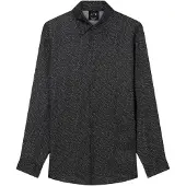 Armani Exchange A|X Armani Exchangetil mænd. XM002280AF13235FC304 Camisa Technical sort (XXL), Casual, Viscose, Lange ærmer