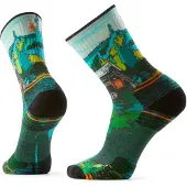 Smartwool Hike Targeted Cushion Trail Trekker Print Crewsokker