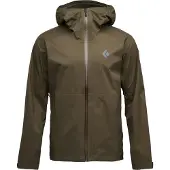 Black Diamond - Vandretøj - M Fineline Stretch Shell Basalt til Unisex - Størrelse XL - Brun