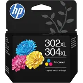 HP 302XL/304XL - 7 ml - Højtydende - farve (cyan, magenta, gul) - original - blister - blækpatron - for AMP 130 Deskjet 1110, 21XX, 26XX, 36XX, 37XX