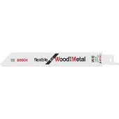 Bosch flexible for Wood and Metal S 922 HF - Savklinge - for rør, træ med søm, plademetal, paller, aluminiumsprofiler - 100 stykker - længde: 150 mm - bredde: 19 mm