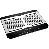 Thermaltake Massive TM - Blæser til notebook - med 2-port USB-hub - 120 mm - sort