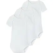 Name it Body k/æ - Noos - NbnBody - 3-pak - Bright White - - 56 - Body K/Æ