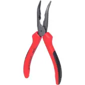 Ks Tools 1192018 Fladrundtang 45° bøjet Værktøjsstål 165 mm