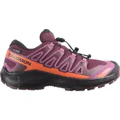 Salomon - Vandresko børn - XA Pro WP J Huckleberry/Black til Unisex - Børnetoj Størrelse 34 - Bordeaux