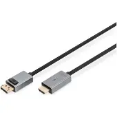 Digitus Db-340202-018-s Displayport Til Hdmi-kabel 1.8 M