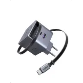 UGREEN 45 W GaN Fast Charger with Retractable Cable