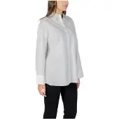 Armani Exchange A|X Armani Exchangetil kvinder. XW001424AF16631U0002 Skjorte med afslappet pasform, hvid (S), Casual, Bomuld, Klassisk, Lange ærmer
