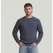G-Star Washed Knit Pullover - Dark blue - Men
