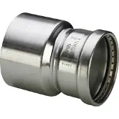 Viega Sanpress Inox XL reduktion 76,1 x 54 mm rustfrit stål