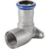 Geberit Dækvinkel rustfri 15 mm-1/2 muffe / muffe mapress