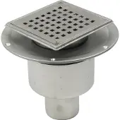 Blücher 75 mm afløbsskål til smøremembran, uden studs, lodret