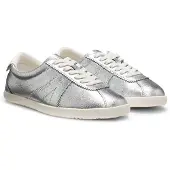 HUGO Sneakers med metaleffekt i læder