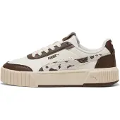 Puma Carina Mia Wild Sneakers Women, Shoes, White/Chestnut Brown, 37