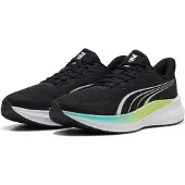 Puma Pounce Lite 2 Running Shoes Unisex, Women, Black/Intense Mint/Sunny Lime, 42