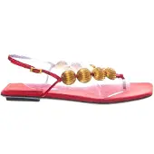 Jeffrey campbell Klipklappere 'YUCATAN RED SATIN GOLD' blandingsfarvet