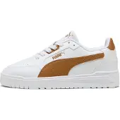 Puma Shuffle Downtown Sneakers Unisex, Shoes, White/Kona Brown, 37.5