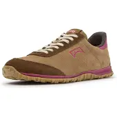 Camper Campertil kvinder. K201885-008 Drift Walk læder sneakers brun og pink (39), Fast, Ingen, Casual