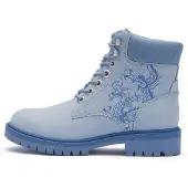 Ed Hardy Snørestøvletter 'Dancing Dragon' blå / lyseblå