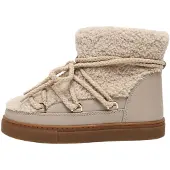 INUIKII Inuikiitil kvinder. 1001.003.0282 Læderstøvler Curly beige (41), Fast, Blonder, Casual