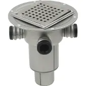 Blücher 75 mm afløbsskål til smøremembran, med studs, lodret