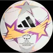 Adidas Fodbold League Kvinde Champions League 2026/27 - Hvid/orange/sort, størrelse Ball SZ. 4