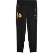 Puma Dortmund Træningsbukser PUMAtech Woven - Sort/Gul, størrelse Medium