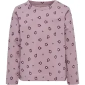 Hummel Bluse - HmlMini - AOP - Sea Fog - - 2 år (92) - Bluse