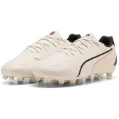 Puma King 20 Match FG/AG The Arrival - Hvid/Sort/Rød Børn, størrelse 36