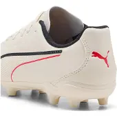 Puma King 20 Play FG/AG The Arrival - Hvid/Sort/Rød Børn, størrelse 36