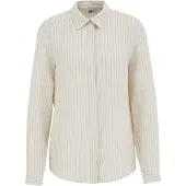 We fashion Bluse brun / hvid