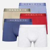 Henleys Herre Motley Boxer shorts Flerfarvet