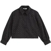 We fashion Bluse antracit / hvid
