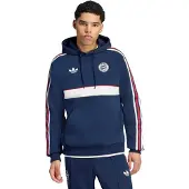 Adidas Bayern München Hættetrøje OG2 - Navy/Hvid - , størrelse Small