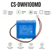 Cameron Sino Batteri til medicinsk udstyr fra DAIWHA AITECS-DF12, MP-1000