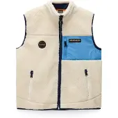 Napapijri Vest 'Yupik V 2' lysebeige / royalblå